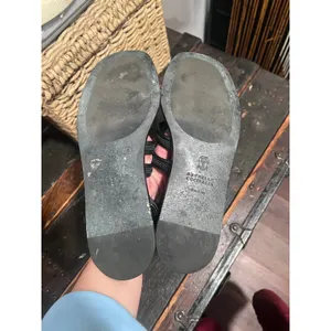 Brunello Cucinelli - Embellished Black Leather sandals Quiet Luxury Old Money thumbnail 11