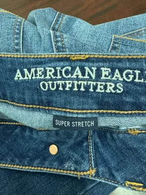 American Eagle Super Stretch Favorite Boyfriend Custom Jeans Size 14 thumbnail 8