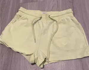 Roxy Women's Light Yellow Athletic Shorts thumbnail 1