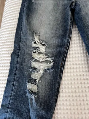 Risen Distressed Jeans Size 11/12 Blue thumbnail 3