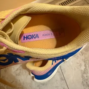 Hoka Mach 5 Running Shoes in Orange, Pink, & Blue thumbnail 11
