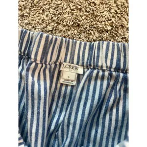 J.Crew Womens Blue White Striped Linen Blend A-Line Skirt G5892 Small thumbnail 3