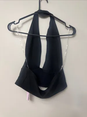 Wild Fable ButterBliss Halter LOW cut top Sz L NWT thumbnail 3