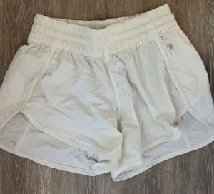 White Lululemon Shorts High-Rise 2.5" thumbnail 1