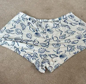 NWOT Auden Pajama Shorts White Size L thumbnail 9