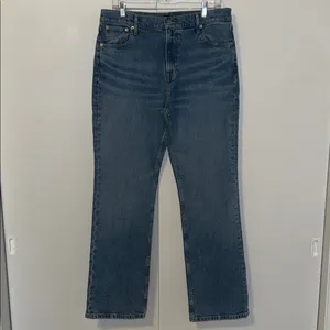 ABLE High Rise Straight Leg Jeans Stretch Denim Women’s 31 thumbnail 2