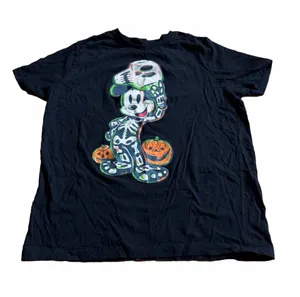 Disney Halloween Mickey Mouse Skeleton Graphic Tee thumbnail 1