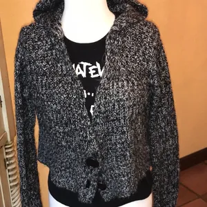 Cropped sweater Black Size XL thumbnail 3