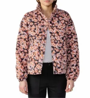 SANCTUARY Floral Quilted Puffer Jacket Sz XL thumbnail 1