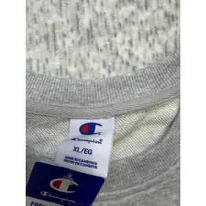 Champion‎ French Terry Pullover Crew Sweatshirt Heather Gray Womens XL NEW thumbnail 5