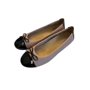 Vionic Cap Toe Ballet Flats Blush Pink BLK Bow Preppy‎ Coquette 9.5 EU41 Slip On thumbnail 3