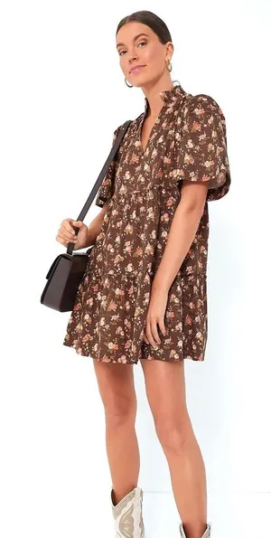 Tuckernuck Rosewood Chintz Crawford Dress XXL Cotton NWT Floral Fall Boho Preppy thumbnail 1