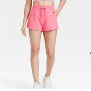 Women’s High Rise Shorts 3” JoyLab Pink thumbnail 3