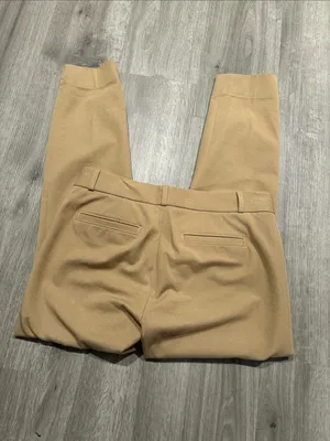 Banana Republic Camel Cropped Slim Ankle Pants thumbnail 10