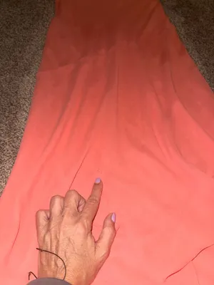 For Love & Lemons Coral Chiffon Maxi Skirt Size M thumbnail 5