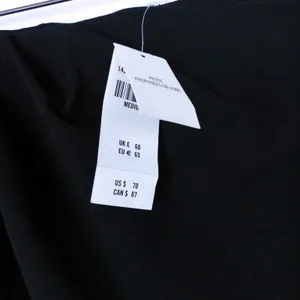 Abercrombie & Fitch Draped Front Maxi Skirt Womens M Black Faux Wrap Slit NWT thumbnail 14