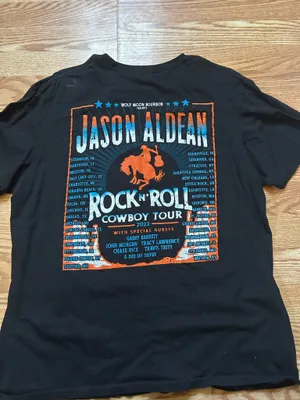 Jason Aldean concert t shirt thumbnail 3