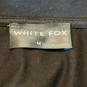 White Fox Pretty in Paris Black Long Sleeve Crop Top Size M sold out online thumbnail 5