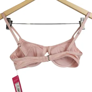 Xhilaration Pink Shimmer Bikini Top Swimsuit‎ Adjustable Straps XS thumbnail 3