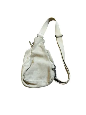 Free People Hudson Suede Sling Bag Cow Hide Suede Leather Travel Boho thumbnail 6