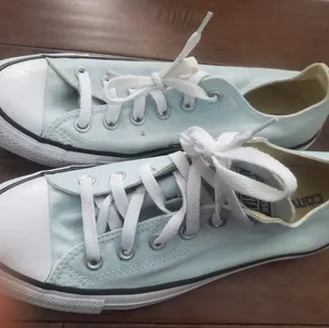 Converse Light Blue Low-Top Sneakers Size 10 Womens thumbnail 2