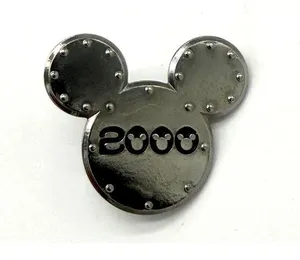 Vintage Disney 2000 Millennium Celebration Mickey Mouse Head Pin Applause TM thumbnail 1