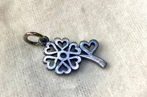 RETIRED James Avery Seven Hearts Flower Charm thumbnail 1