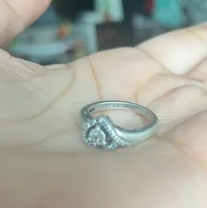Macy's Diamond Heart Promise Ring thumbnail 4