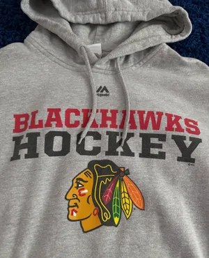 Chicago Blackhawks Hoodie Majestic thumbnail 2