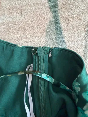 Lulu's Wondrous Allure Green Floral Satin Backless Maxi Dress thumbnail 5