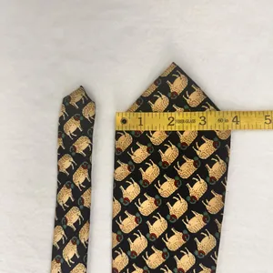 Sinsabang Tie Vintage Animal Print Sheep Geometric Multicolor Office Necktie Bow thumbnail 8