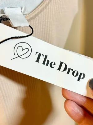 💥NWT The Drop x Sierra Furtado Rose Dust Ribbed Bodycon Mini Dress Sz M💛 thumbnail 10