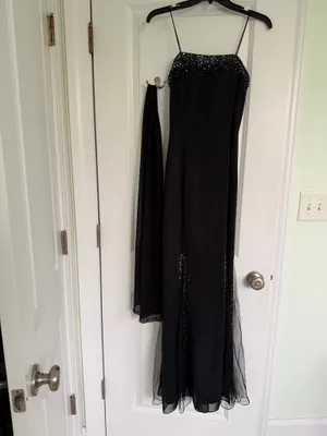 La Femme Black formal dress femme size 6 thumbnail 11