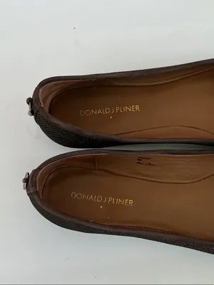 Donald J. Pliner Dark Brown Knot Toe Ballet Flats thumbnail 7