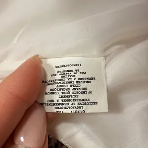 Jessica McClintock Gunne Sax Strapless Bubble Hem Mini Dress Ivory Pink Size 11 thumbnail 10