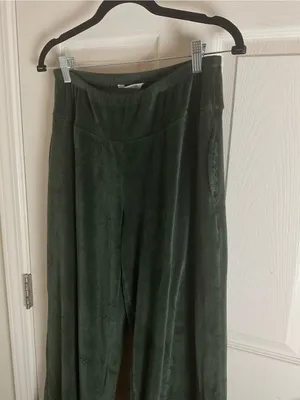 Sofia Intimates Sofia Vergara Corduroy Fleece Robe Wide Leg Pants Lounge Set M thumbnail 9