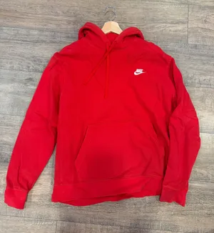 red nike hoodie thumbnail 1