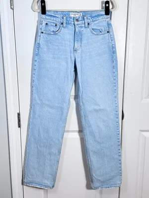 Abercrombie & Fitch The Baggy Low Rise Jeans 24 / 00 Light Wash Y2K 90s Regular thumbnail 2