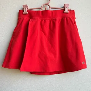 Alo Yoga Skirt Womens Small? Medium? AloSoft Backspin Lined Yoga Tennis Red thumbnail 2