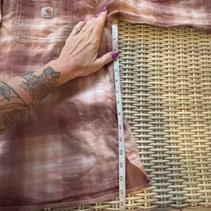 Carhartt Rugged Flex Loose Fit pink medium Flannel‎ thumbnail 10