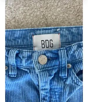 Urban Outfitters BDG Blue Corduroy Pants Mom Jeans thumbnail 3