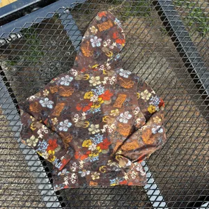 Disneyland Resort Minnie Mouse Surf Co Brown Floral Jacket Size L thumbnail 6