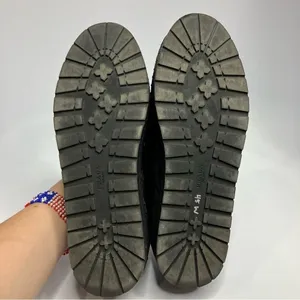 Prada platform espadrille shoes black leather size‎ 40.5 thumbnail 5