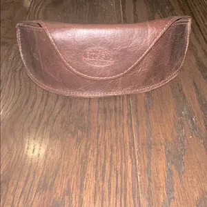 FOSSIL Brown Leather sunglasses with Sunglasses Case thumbnail 2