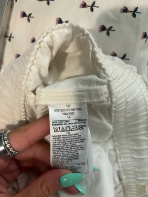 Gap Linen Pants White thumbnail 4