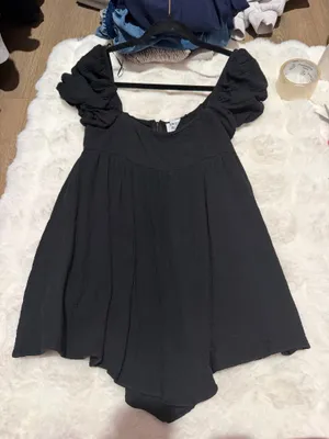 Black Princess Polly Romper thumbnail 1