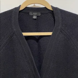 J.Crew: V-neck Cardigan Sweater Black size Medium thumbnail 5