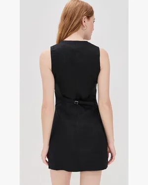 BLANKNYC black button dress thumbnail 3