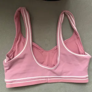 Alo Yoga Airbrush Heart Throb Bra Pink Wild Rose/White S thumbnail 7