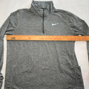 Nike Element Women's 1/2-Zip Running Top CU3220-084 Gray Size M Activewear thumbnail 3
